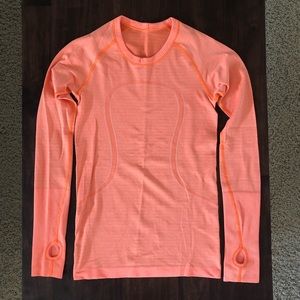 Lululemon Swiftly Tech Long Sleeve - Orange